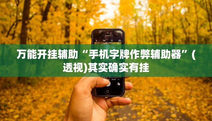 教程辅助“雀神广东麻将微信外卦神器下载”其实确实有挂 