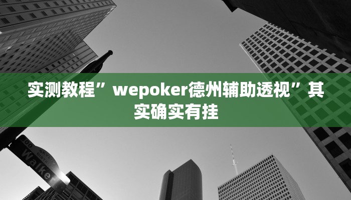 辅助开挂神器“新版德扑之星辅助怎么开挂”(透视)其实确实有挂 辅助开挂神器“新版德扑之星辅助怎么开挂”(透视)其实确实有挂