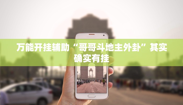 实测教程”微乐麻将万能开挂器下载”(透视)其实确实有挂