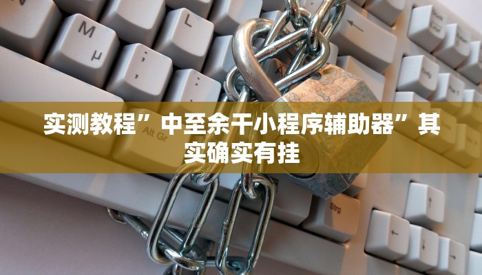 实测教程”中至余干小程序辅助器”其实确实有挂 实测教程”中至余干小程序辅助器”其实确实有挂