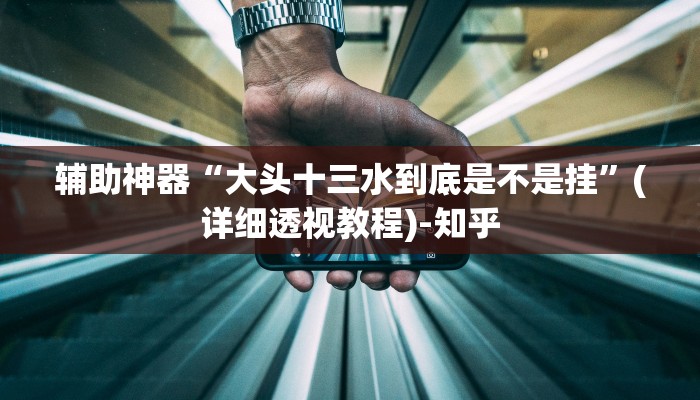 辅助神器“大头十三水到底是不是挂”(详细透视教程)-知乎
