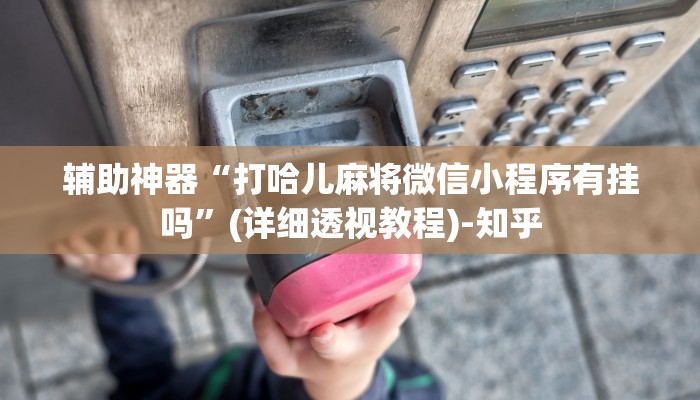 辅助神器“打哈儿麻将微信小程序有挂吗”(详细透视教程)-知乎 辅助神器“打哈儿麻将微信小程序有挂吗”(详细透视教程)-知乎