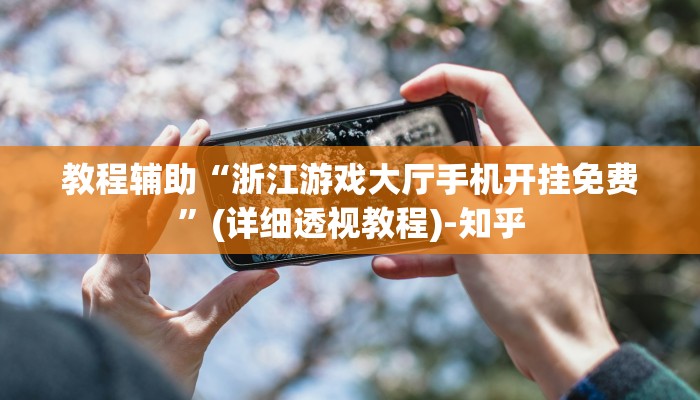 教程辅助“浙江游戏大厅手机开挂免费”(详细透视教程)-知乎