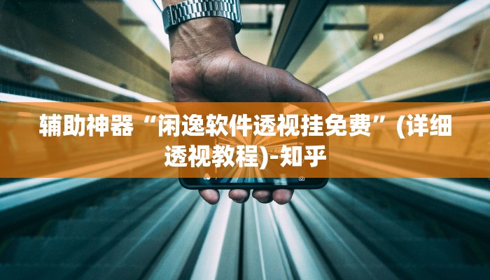 辅助神器“闲逸软件透视挂免费”(详细透视教程)-知乎